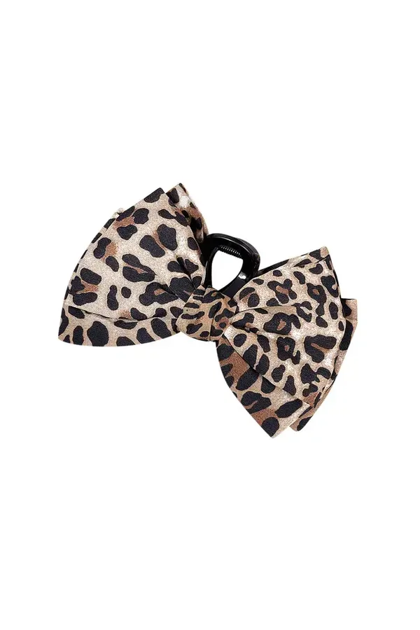 Haarclip Strik Panterprint – Stijlvol, Praktisch & Trendy voor Elke Dag