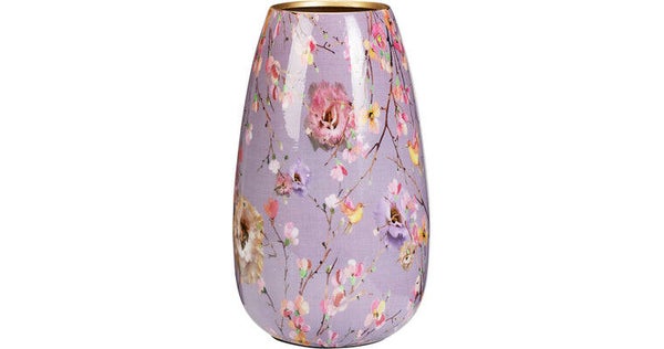 Vaas paarse bloemen