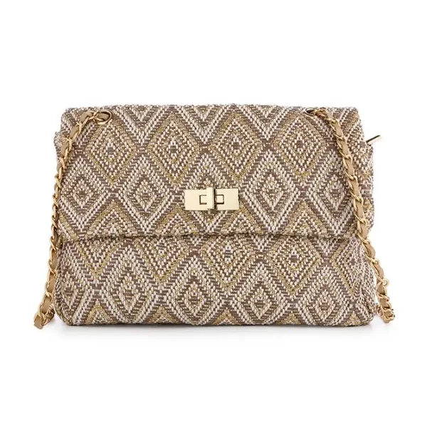 zomer clutch tas Khaki