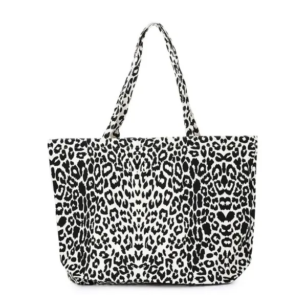 shopper panterprint beige