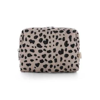 Make up tasje cheetah khaki