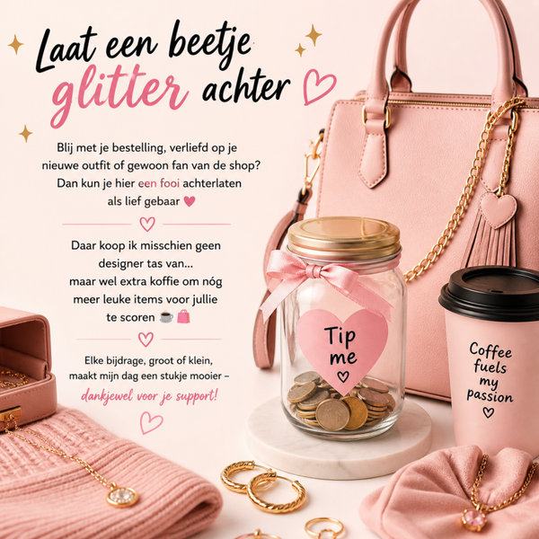 Laat een beetje glitter achter