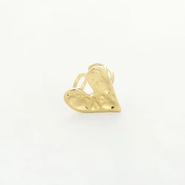 Ring hart goud verstelbaar