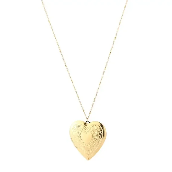 Lange ketting xl hart goud