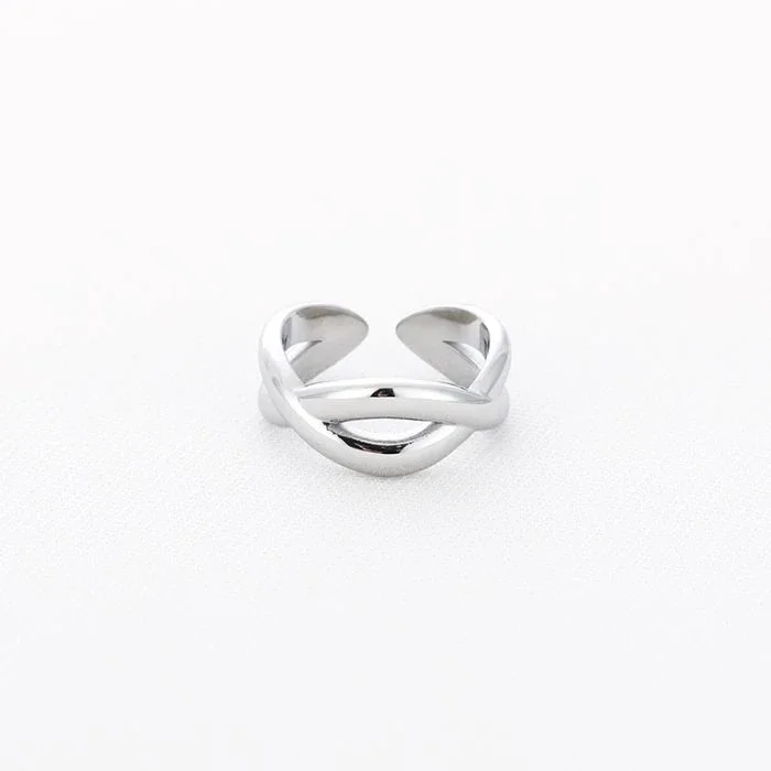 Ring verstelbaar zilver