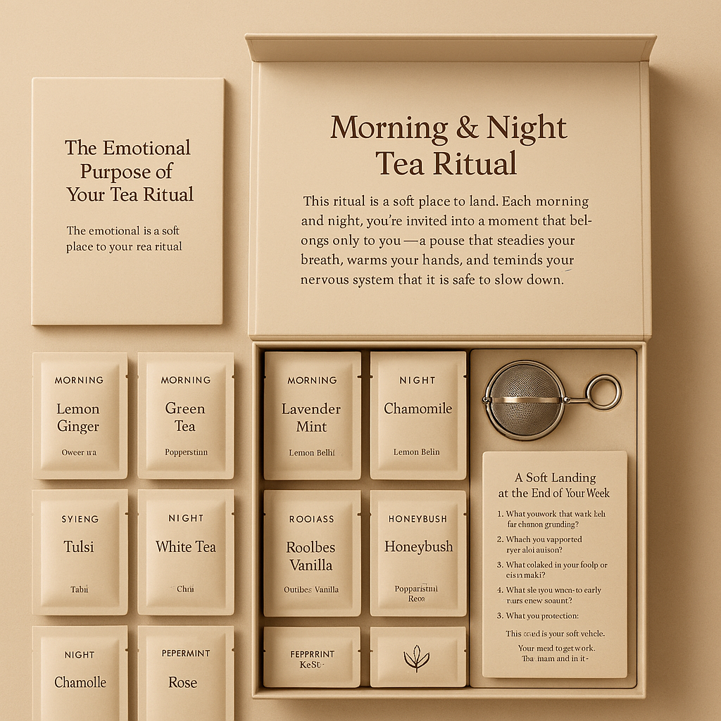 Morning Light, Evening Quiet: A gentle two‑cup ritual for clarity and calm.