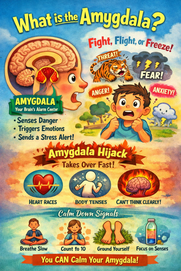 What is Amygdala? (Alarm System)  Classroom Poster.