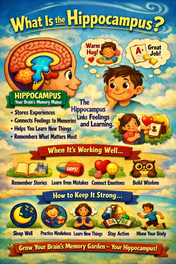 What is The Hippocampus? (Memory Maker) Class Room Poster