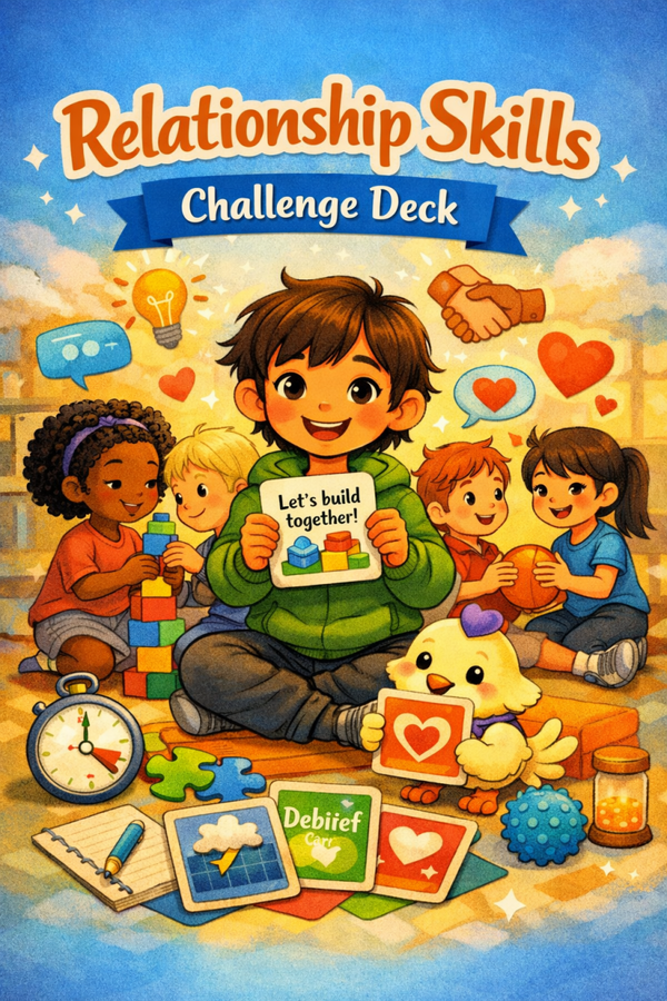 Relationship Skills Challenge Deck. (6-11yold)