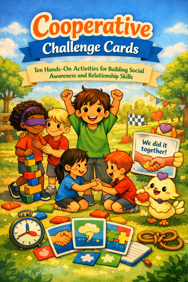 Cooperative Challenge Cards (Ten small challenges, one big lesson: we grow best together)