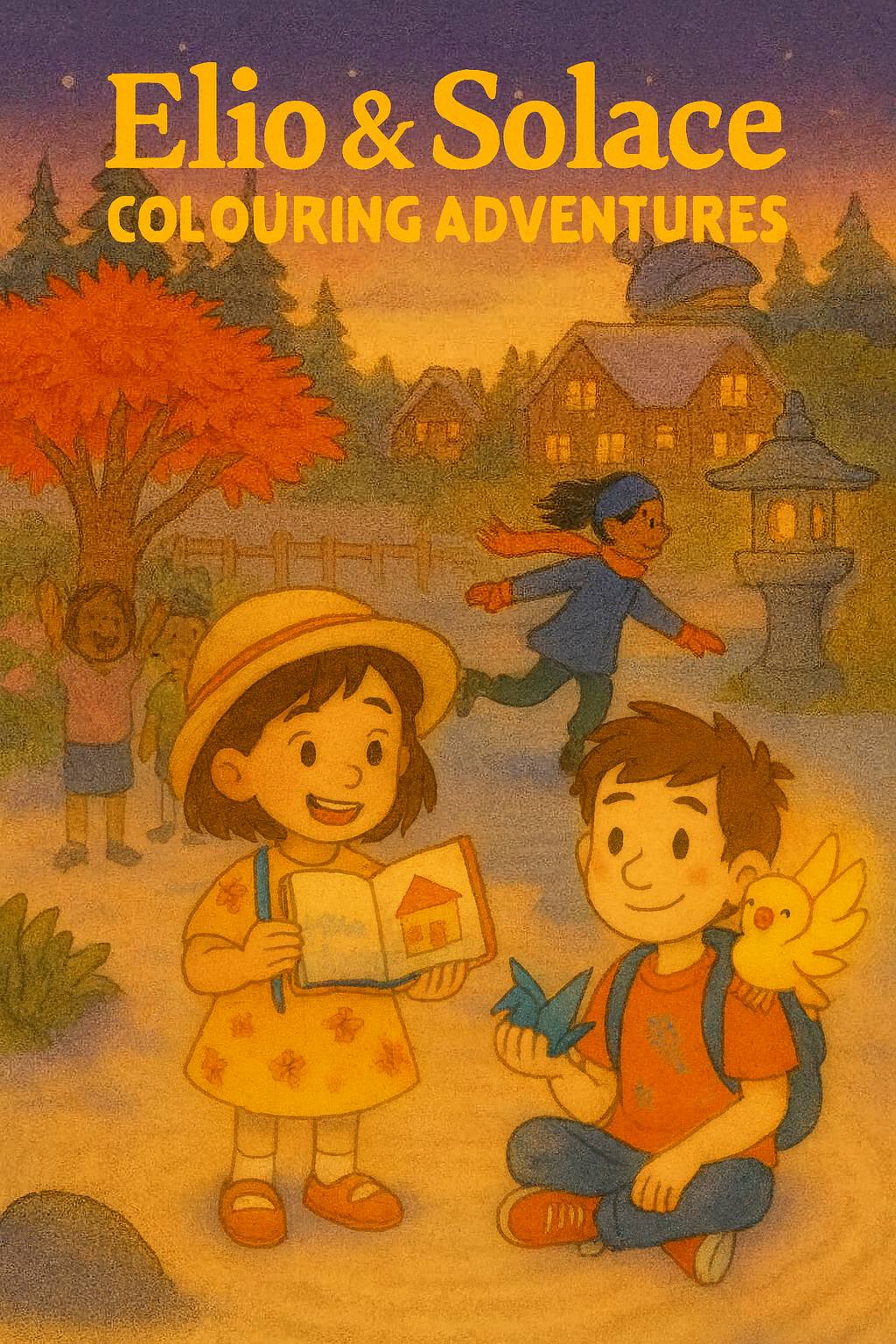 Elio & Solace Colouring Adventures.