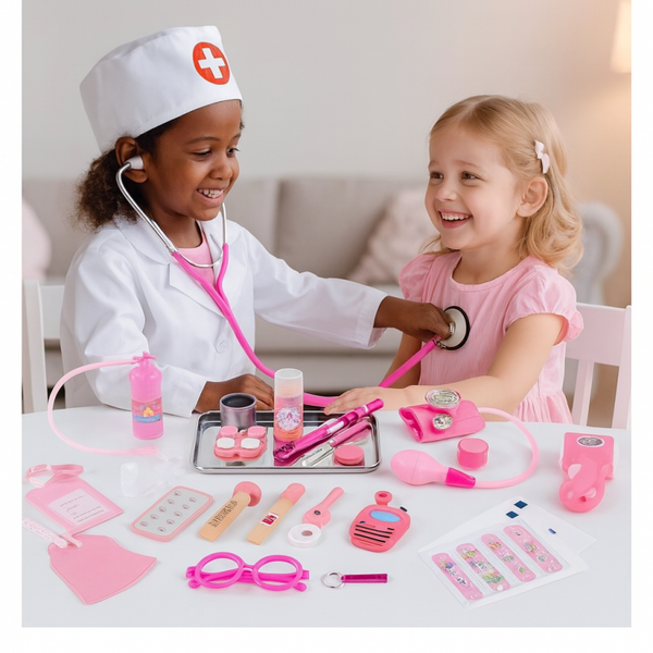 Kids Doctor- Play-set with storage Bag (35 Pieces)