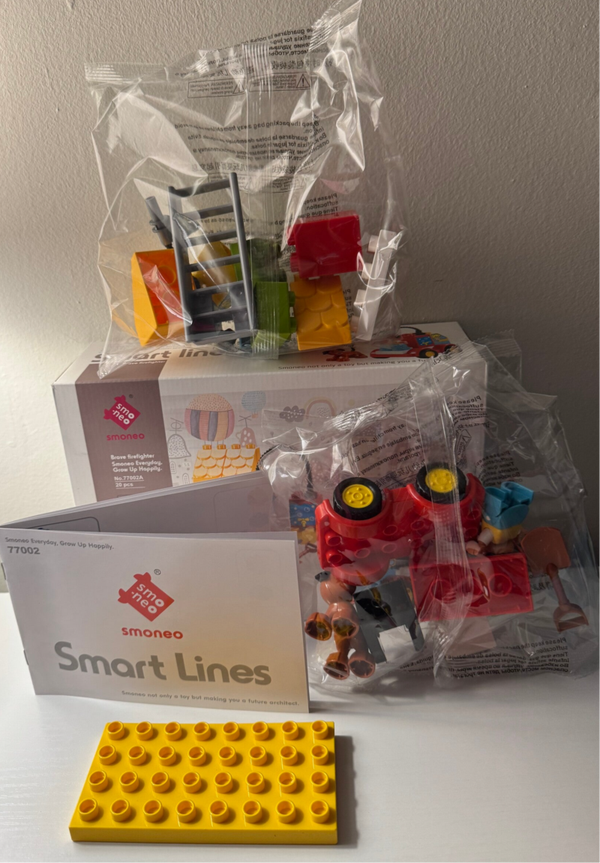 Smoneo Smart Lines -Brave Fire-Fighter Building Set