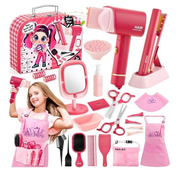 25 PCS Girls Pretend Hair Styling Set
