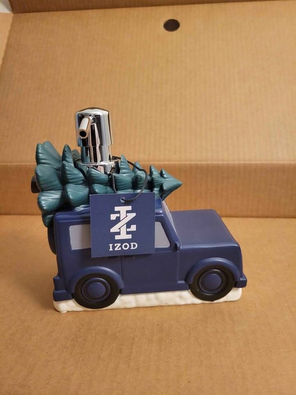 IZOD Pine Trail Blue Truck Lotion Dispenser