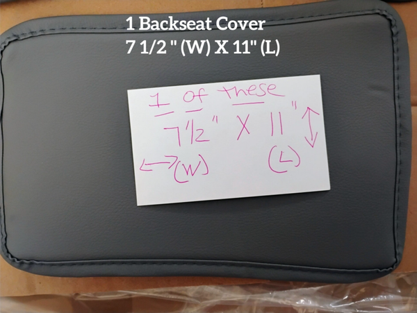 Universal Luxury Leatherette Car Seat Covers – Gray, 12-Piece Set, New in Box