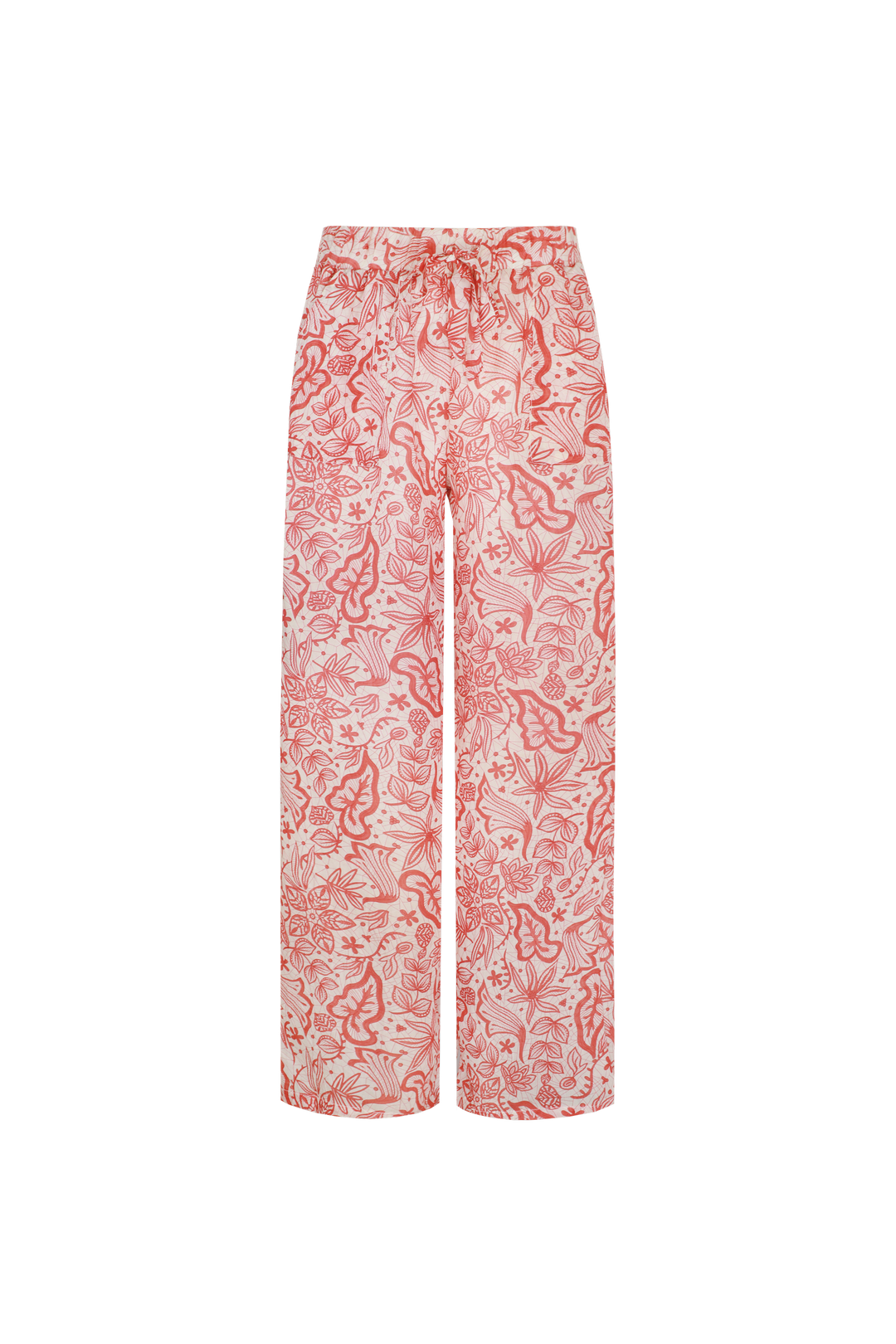 Dames Pantalon Valence C&S the Label Sand/Sweet Red