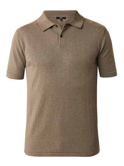 Heren Polo Shirt Mexx Taupe