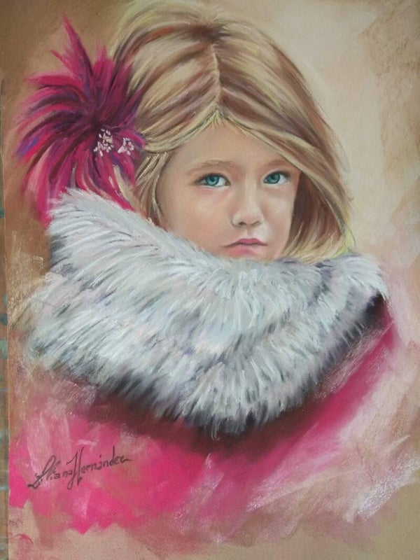 Retrato pastel
