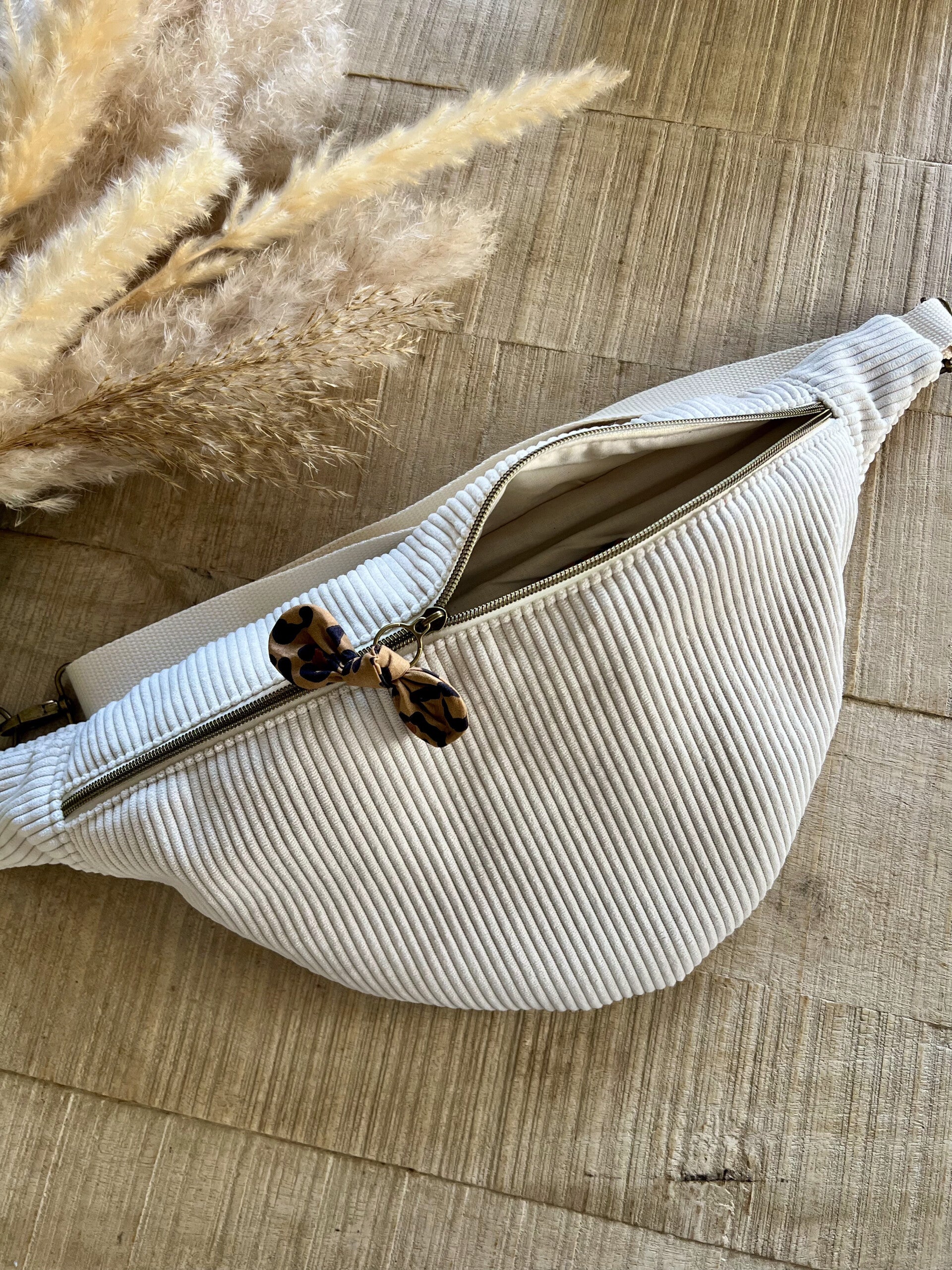 Sac banane XL écru