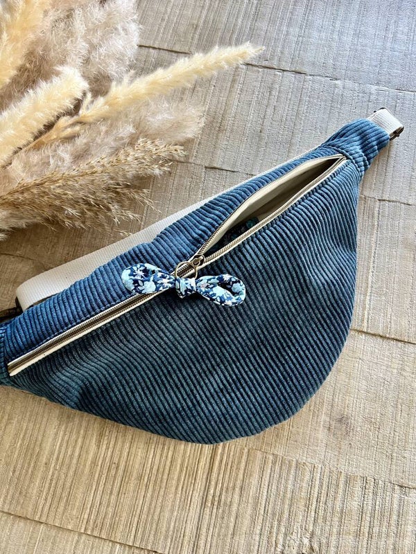 Sac banane XL marine