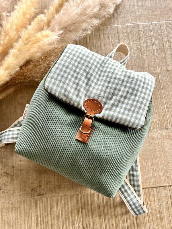 Sac à dos vert amande