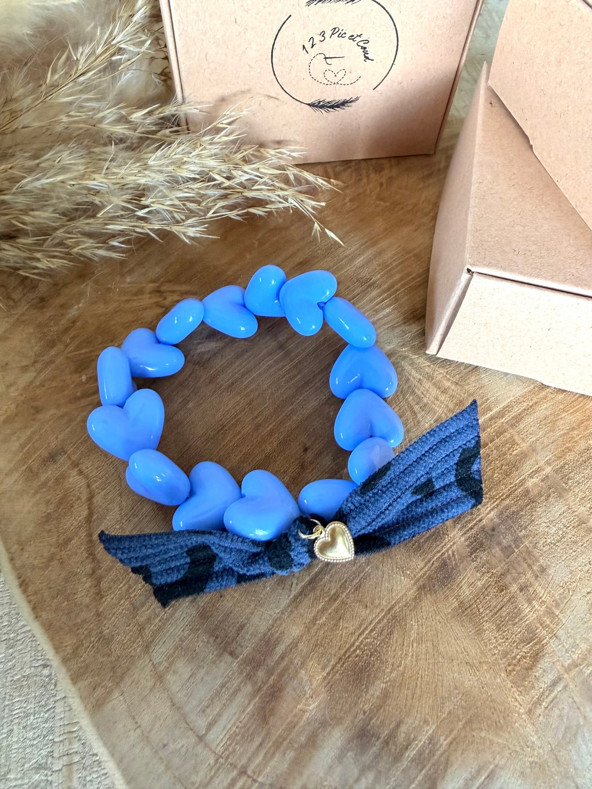 Coeur bleu leopard 🐆