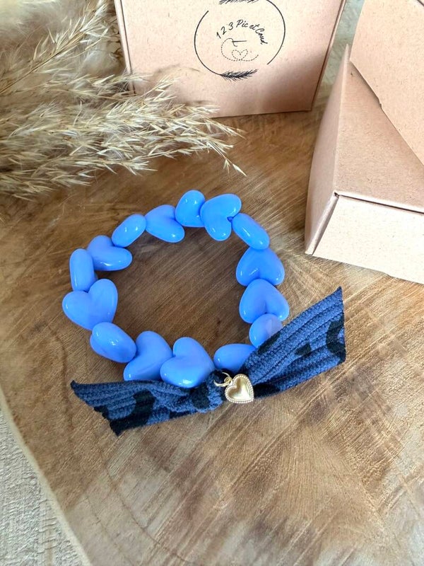 Coeur bleu leopard 🐆