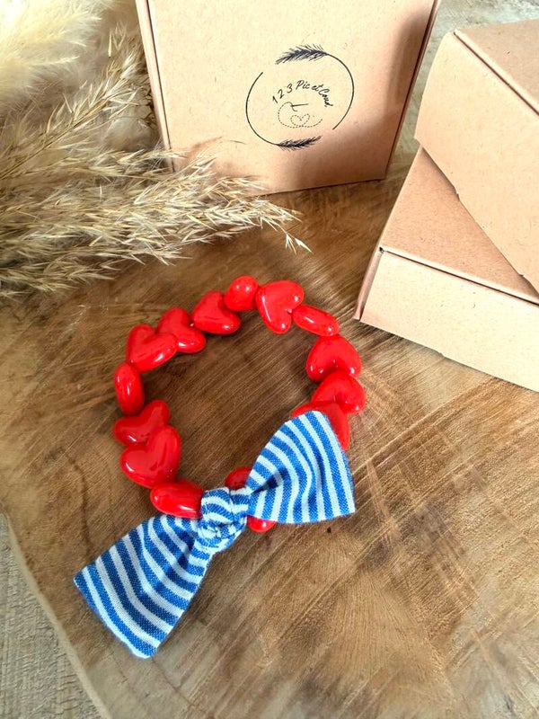 Coeur rouge marin