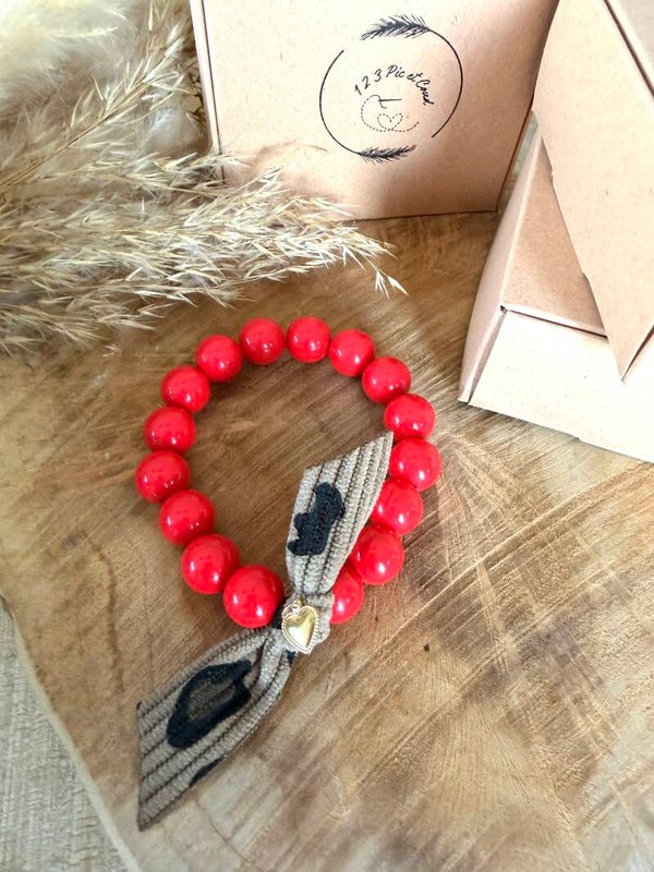 Boule rouge léopard 🐆