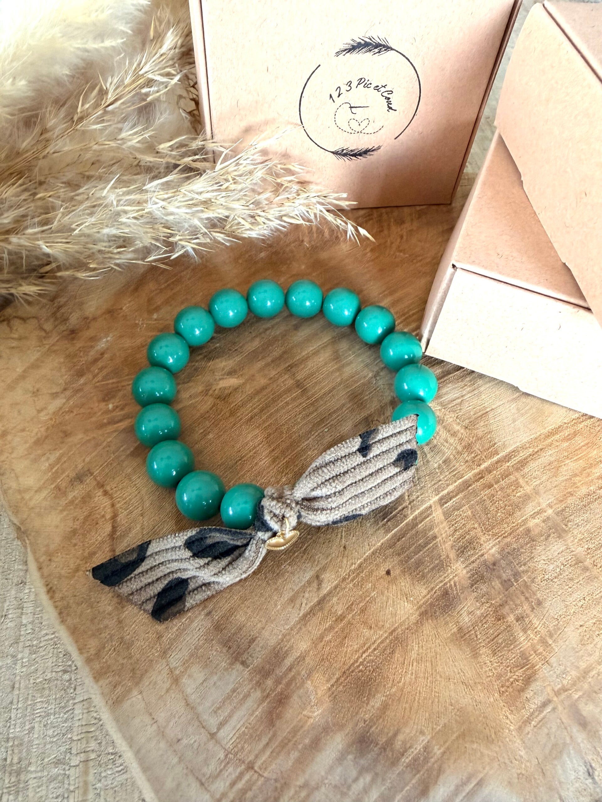 Boule vert foncé léopard 🐆
