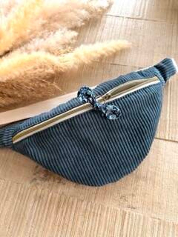 Sac banane marine
