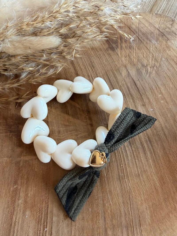 Coeur écru enfants