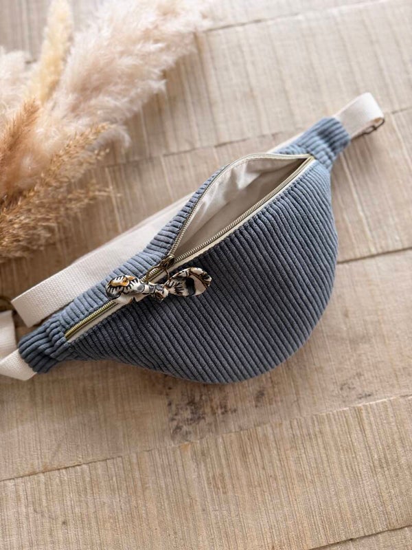 Banane velours gris