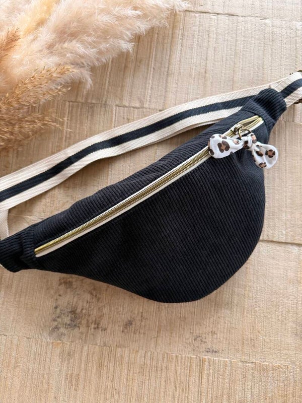 Banane noir sangle fantaisie