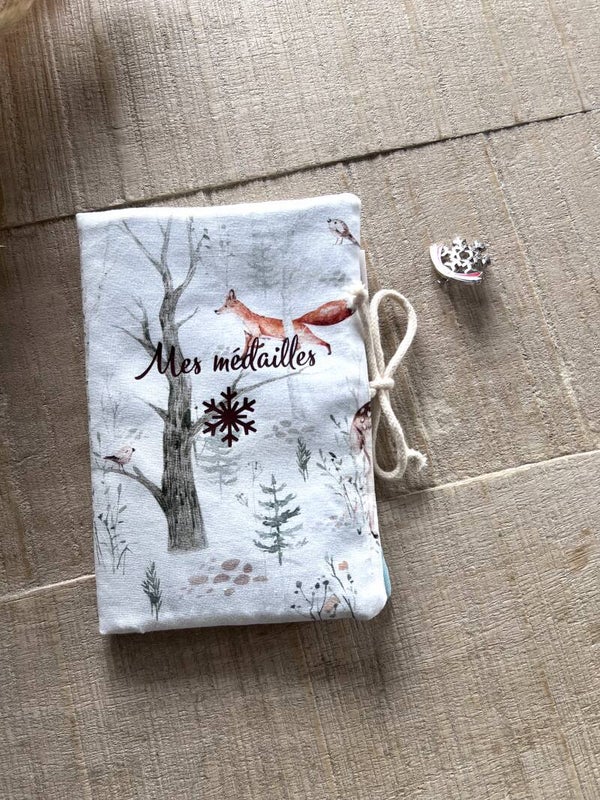 Pochette médailles ski