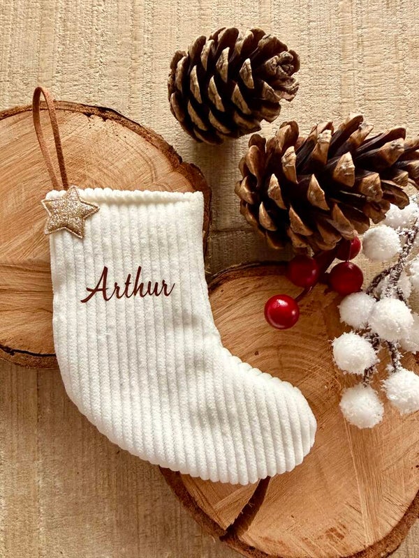 Mini chaussette de Noël
