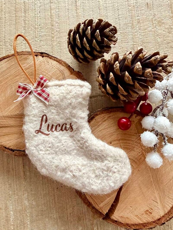 Mini chaussette de Noël
