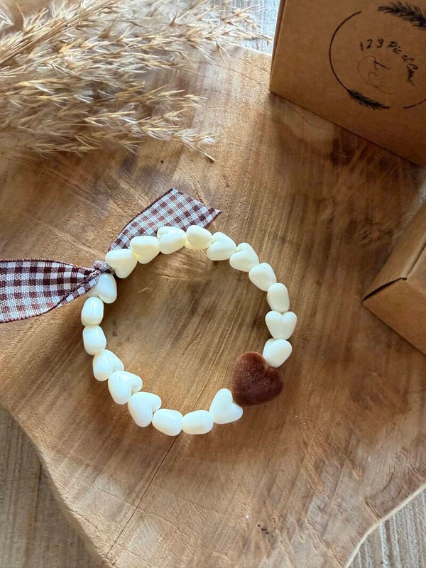 Mini perles ecru