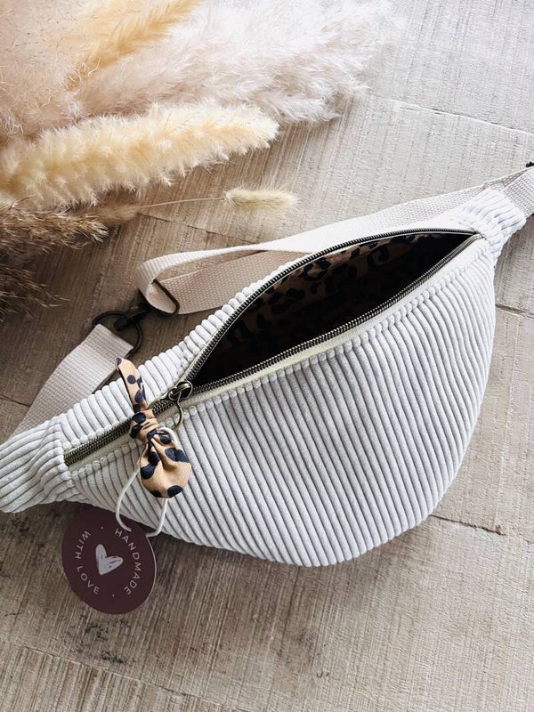 Sac banane écru
