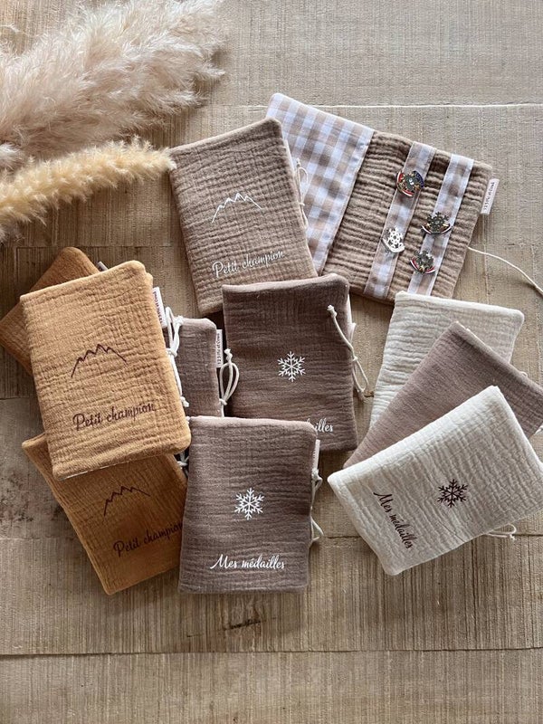 Pochette médailles de ski