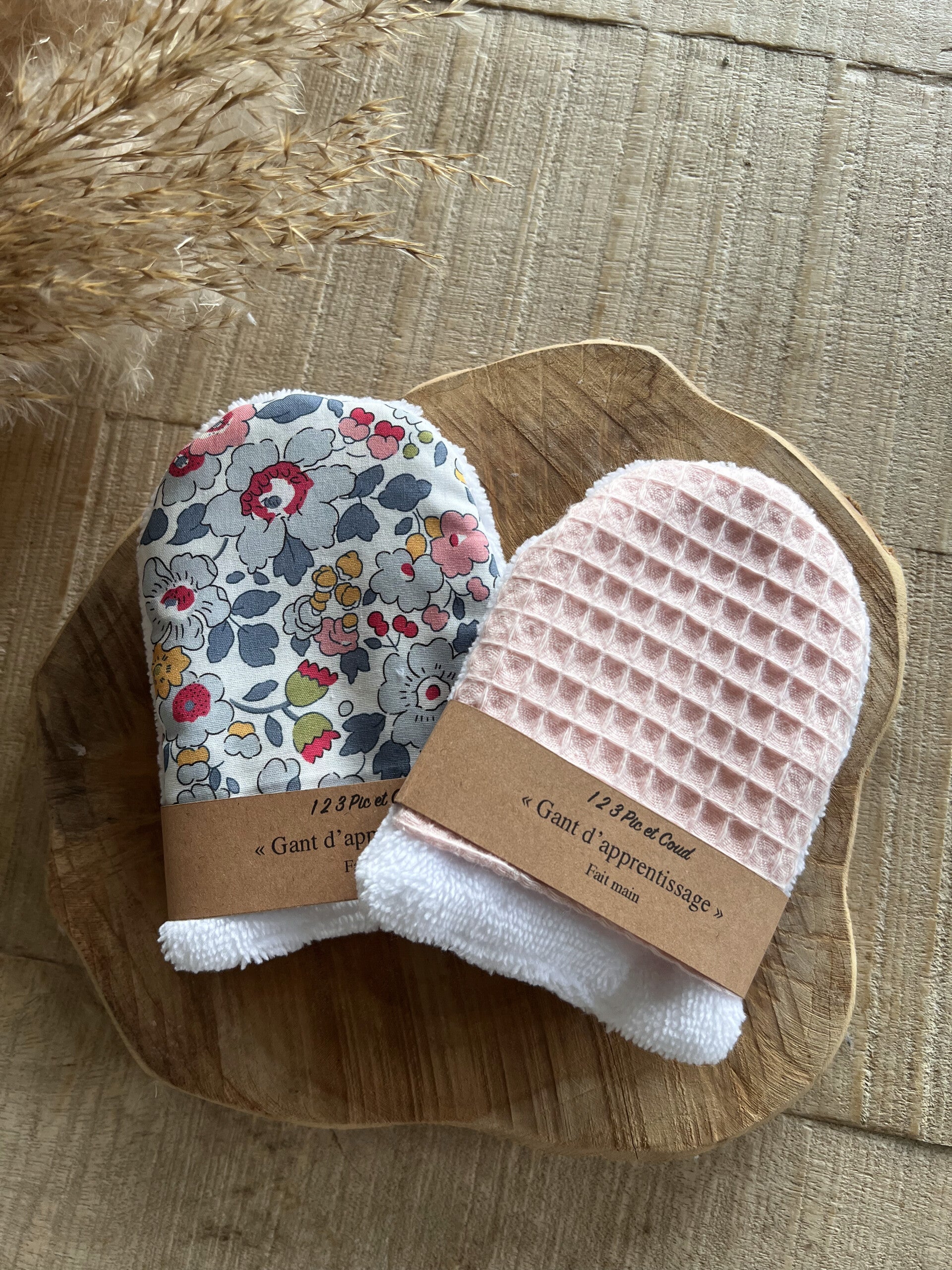 2 gants d'apprentissage