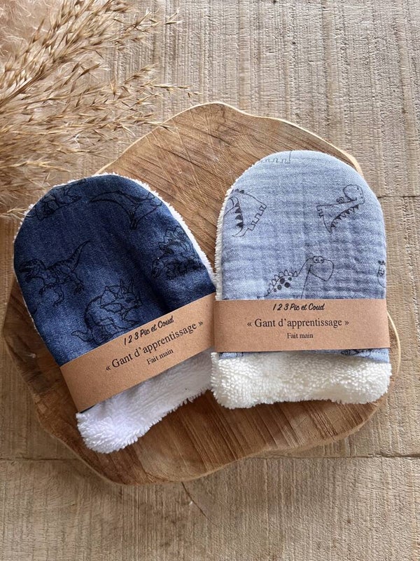 2 gants d'apprentissage