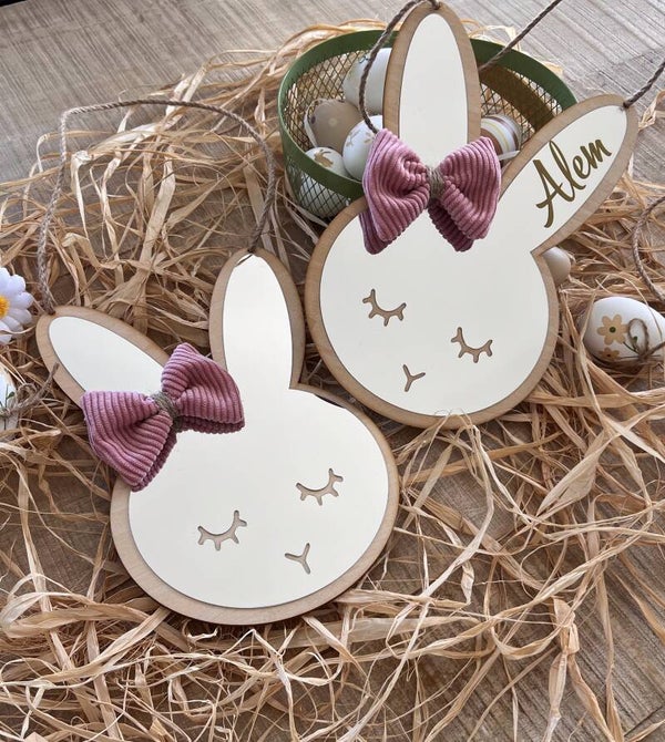 Miroir lapin personnalisé