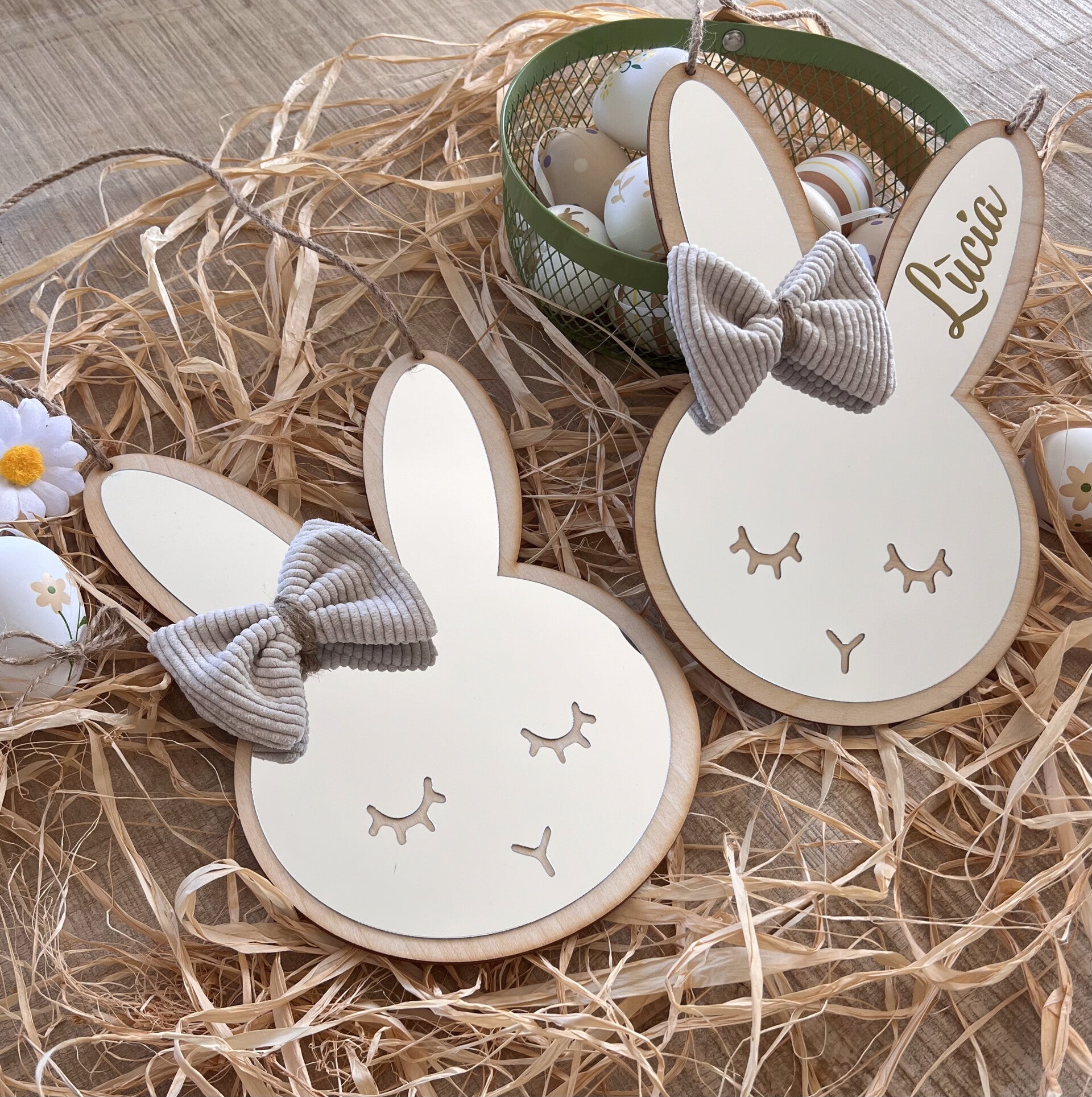 Miroir lapin personnalisé