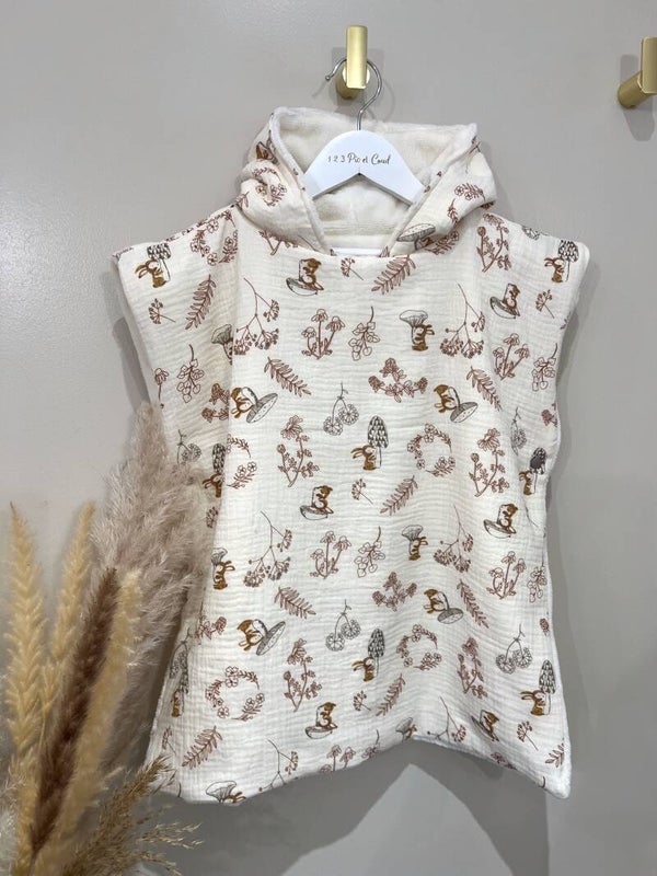 Poncho de bain taille 1