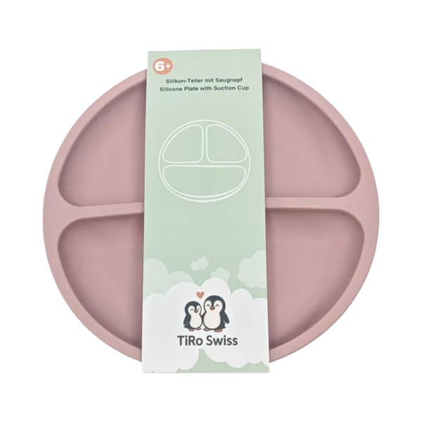 Silikon-Teller mit Saugnapf – Sicher essen lernen ohne Chaos