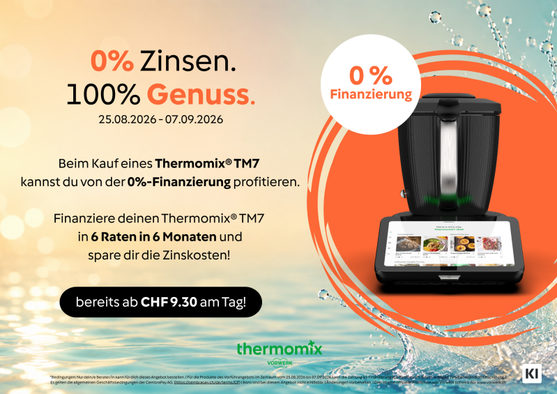 0% Zinsen Thermomix jetzt bestellen