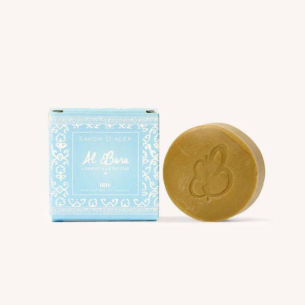 Savon d'Alep parfumé Iris / Floral, naturel et délicat