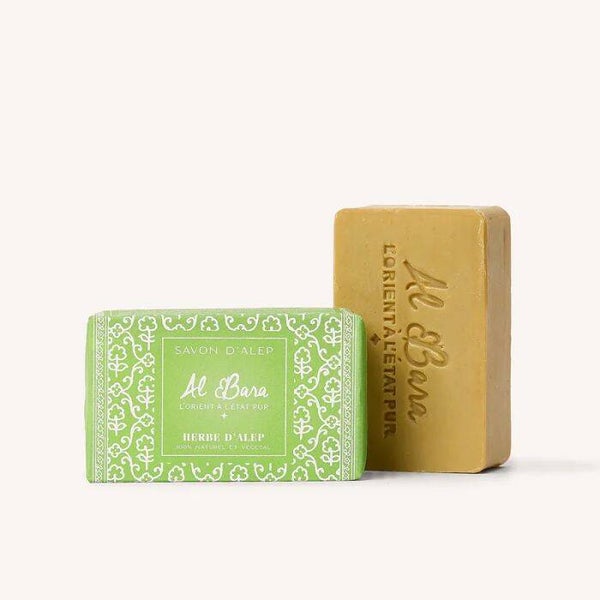 Savon d'Alep parfumé Herbe d'Alep / Fraîcheur orientale authentique